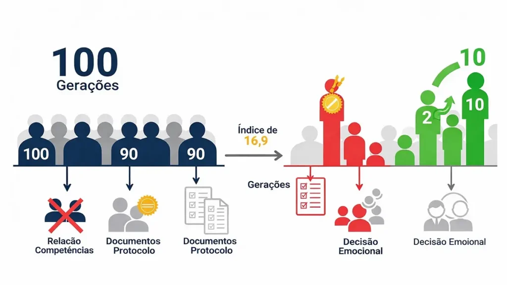 Estatística crítica: apenas 10% das empresas familiares alcançam a terceira geração devido a erros de planejamento sucessório.